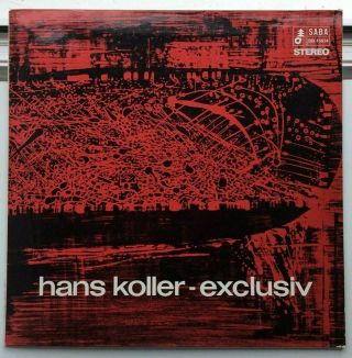 Hans Koller " Exclusiv " 1965 Jazz Bop Pristine Unplayed German Lp