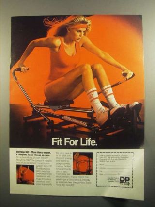 1984 Dp Bodytone 300 Exercise Machine Ad - Fit For Life