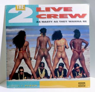 2 Live Crew As Nasty As They Wanna Be Orange & Green Color Vinyl 2xlp