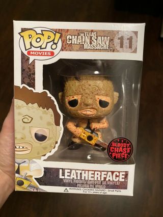 Leatherface Funko Pop “bloody Chase Piece”