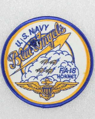 Usn Navy Patch: Blue Angels F/a - 18 Hornet (pilot)