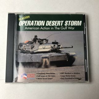 In Action Operation Desert Storm Action In The Gulf War Cd - Rom Mpc Research 1994