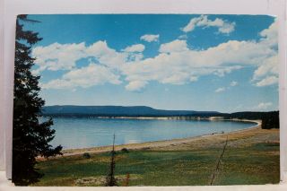 Wyoming Wy Yellowstone National Park Lake Postcard Old Vintage Card View Post Pc