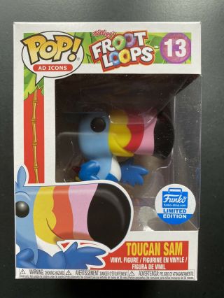 Funko Pop Ad Icons Froot Loops Toucan Sam 13 Funko Shop Exclusive Limited