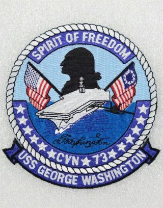 Usn Navy Patch: Uss George Washington,  Cvn - 73