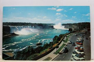 Canada Ontario Niagara Falls Rainbow Bridge Postcard Old Vintage Card View Post