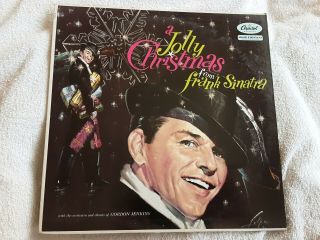 Record: Frank Sinatra,  A Jolly Christmas.  1957/gray Label W894