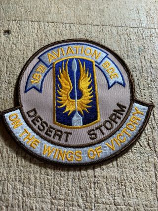 1990s/desert Storm? Us Army Patch - 18th Aviation Bde - Beauty