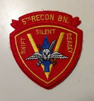 Usmc Marine Corps - 5th Recon Battalion Patch