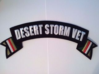 Desert Storm Rocker Patch Sew On Or Iron On 11 " X 3 "