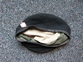 Oif Iraqi Black Beret With Copper Badge