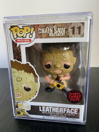 Funko Pop The Texas Chainsaw Massacre 11 Leatherface Bloody Chase Rare