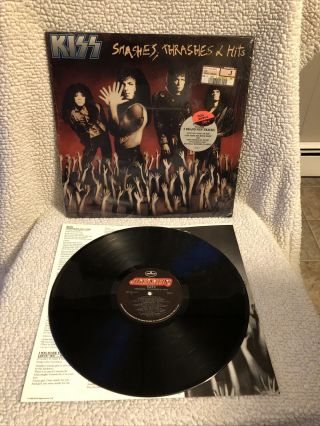 Kiss - Smashes,  Thrashes & Hits Lp - Mercury,  1988 In Shrink,  Hype,  Nm