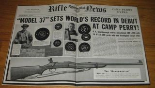 1936 8 - Page Remington Arms Advertisement - Model 37 Rangemaster,  Palma Match