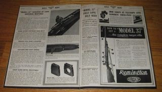 1936 8 - page Remington Arms Advertisement - Model 37 Rangemaster,  Palma Match 2
