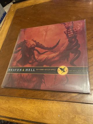 Heaven & Hell The Devil You Know 2 Lp Black Vinyl W/ Poster Black Sabbath Dio