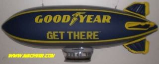 33 " Goodyear Tire Inflatable Blimp Blow Up Advertising Dirigible