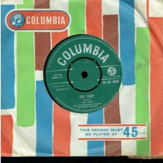 Ian Vint Cry Baby 45 1962 Columbia