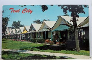Jersey Nj Ocean Grove Tent City Postcard Old Vintage Card View Standard Post