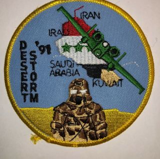 Operation Desert Storm 1991 Usaf Us Air Force Patch