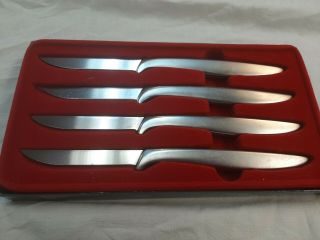 Set Of 4 Gerber Miming Legendary Stainless Knives Steak Knife 3 Inch Blade