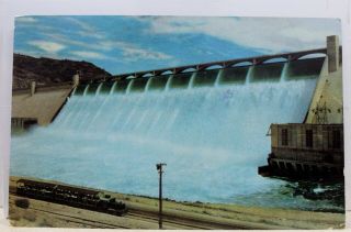 Washington Wa Grand Coulee Dam Union Company 76 Gas Postcard Old Vintage Card Pc