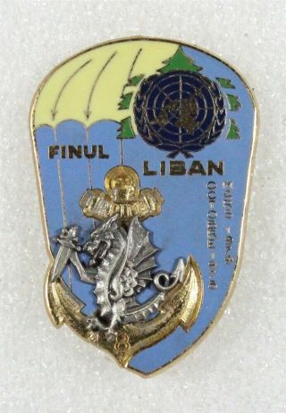 French Army Badge: 8e Rég.  Parachutiste D’inf.  De Marine,  Liban 1978 - 79 - 425