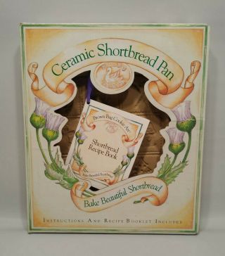 Christmas Brown Bag 1992 Hill Design Cookie Shortbread Mold Holiday Cooky Pan