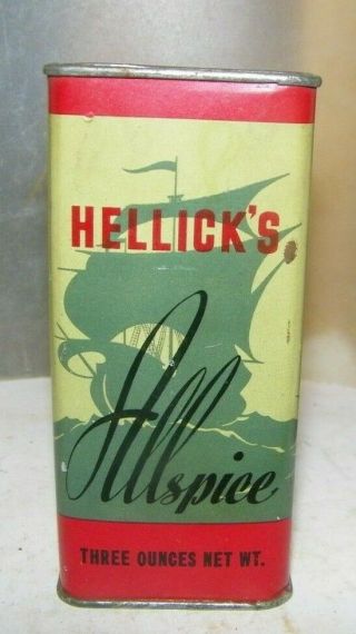 Vintage Old Spice Tin Hellick 