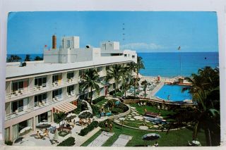 Florida Fl Miami Beach Chateau Resort Motel Postcard Old Vintage Card View Post