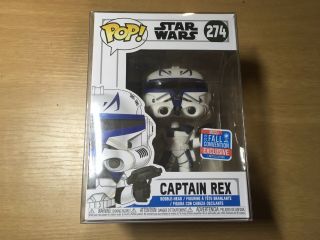 Star Wars Captain Rex Funko Pop Fall Convention Exclusive