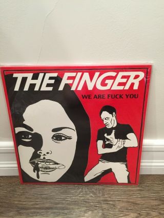 The Finger - We Are Fuck You - Black Vinyl Lp - Ryan Adams Jesse Malin