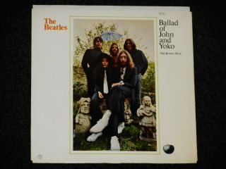 The Beatles Apple 45 Sleeve Ballad Of John And Yoko Picture Sleeve Only Lennon