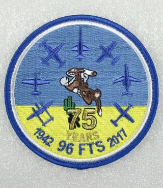 Usaf Air Force Patch: 96th Flying Training Squadron 75th Anniversary