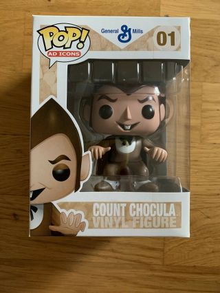 Funko Pop Ad Icons Vaulted 01 Count Chocula Og General Mills Shipp