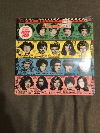 The Rolling Stones " Some Girls " Lp 1978 Banned Cover