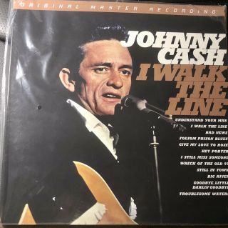 Johnny Cash,  I Walk The Line,  Vinyl 2lp 45 Rpm Mfsl Mofi Mobile Fidelity Mono