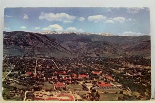 Colorado Co Boulder Campus University Aerial Postcard Old Vintage Card View Pc