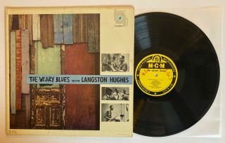 Langston Hughes - The Weary Blues - 1958 Us 1st Press (nm) Ultrasonic