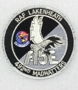 Usaf Air Force Patch: 492nd Fighter Squadron F - 15e