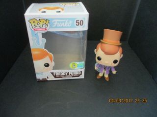 Freddy Funko Willy Wonka Sdcc 2016 Le/500 Exclusive Rare Pop Fundays