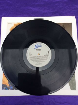 Wham - The Final Double Vinyl LP Greatest Hits George Michael 1986 Album 3