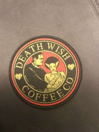Death Wish Coffee Company Bride Of Frankenstein Valentine’s Day Souvenir Patch