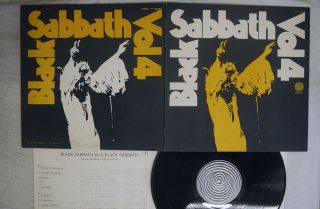 Black Sabbath Vol.  4 Vertigo Rj - 5049 Japan Vinyl Lp