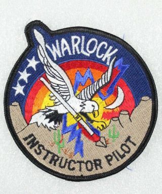 Usaf Air Force Patch: 96th Flying Training Squadron Warlock Flight Instructor