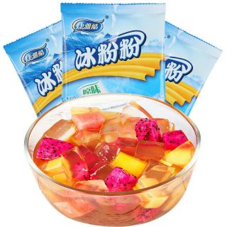 Sichuan Specialty Snacks Konjak Powder Chinese Food Bingfen康雅酷冰粉粉原味40克 10袋