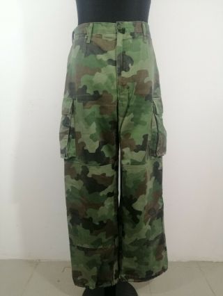 Army Of Yugoslavia Pants Vj M93 Camouflage Military Pants Kosvo War Size 8