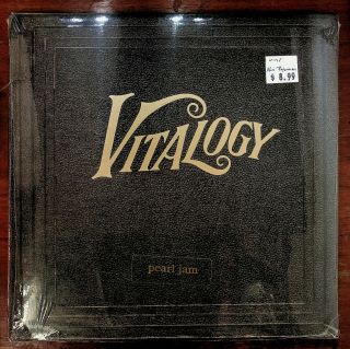 Epic E 66900 Pearl Jam Vitalogy Lp 1994 First Pressing Factory