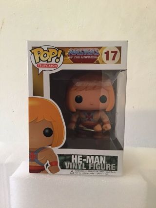 Funko Pop He - Man Masters Of The Universe 17 W Hard Stack
