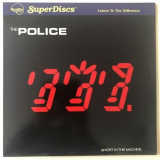 Nr40 The Police Ghost In The Machine Nautilus Half - Speed Superdisc W/poster